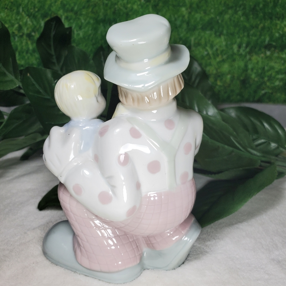 Figurine of a Clown & Child made of Porcelain by Prestige Collectors Club Excel - Picture 4 of 6